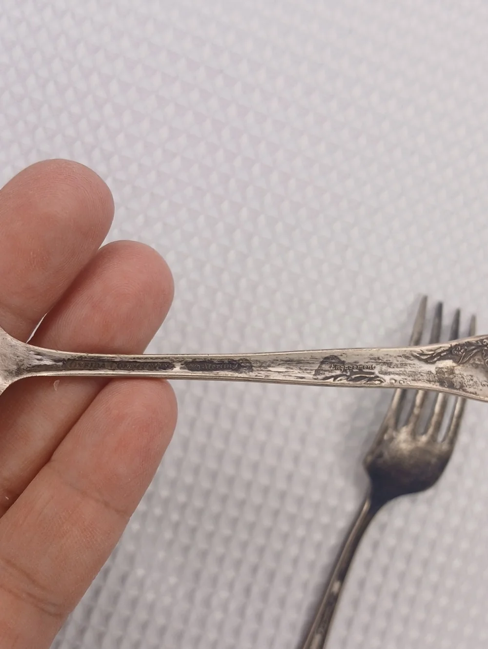 Vintage Oneida Engagement Sterling Silver Small Fork & Spoon Set OFFERS WELCOME!